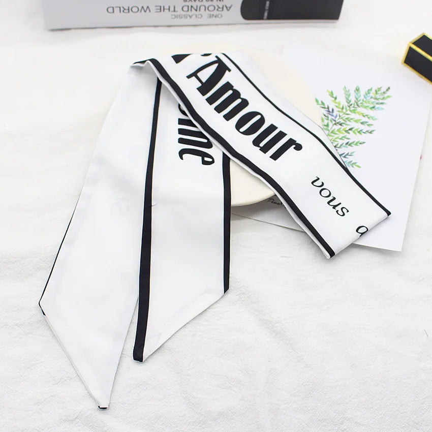 Long Hair Bows Scarf Headscarf Fashion Hair Ties Ribbons Multifunctional Headband Bandana Elastic Hair Accessories For Women