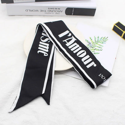 Long Hair Bows Scarf Headscarf Fashion Hair Ties Ribbons Multifunctional Headband Bandana Elastic Hair Accessories For Women