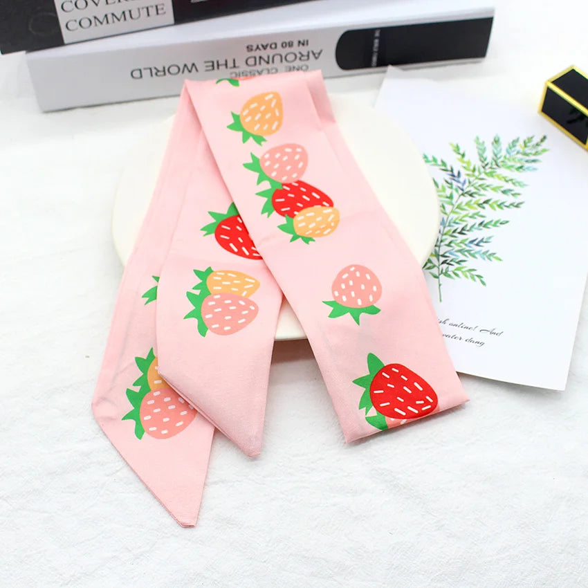 Long Hair Bows Scarf Headscarf Fashion Hair Ties Ribbons Multifunctional Headband Bandana Elastic Hair Accessories For Women