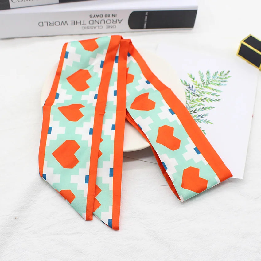 Long Hair Bows Scarf Headscarf Fashion Hair Ties Ribbons Multifunctional Headband Bandana Elastic Hair Accessories For Women