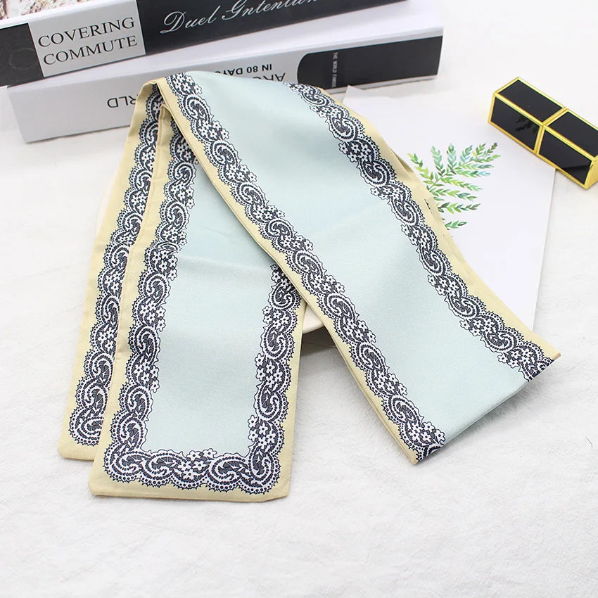 Long Hair Bows Scarf Headscarf Fashion Hair Ties Ribbons Multifunctional Headband Bandana Elastic Hair Accessories For Women