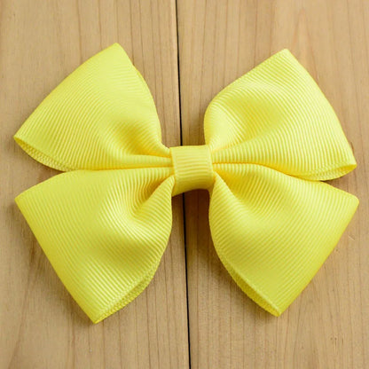 Lazos para el cabello de cinta de 9x7 cm, 100 unidades/22 colores, venta al por mayor, sin clip, para diademas, accesorios para el cabello