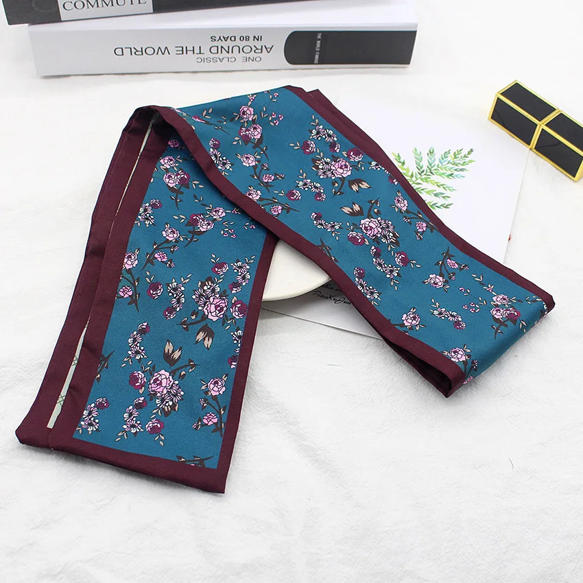 Long Hair Bows Scarf Headscarf Fashion Hair Ties Ribbons Multifunctional Headband Bandana Elastic Hair Accessories For Women