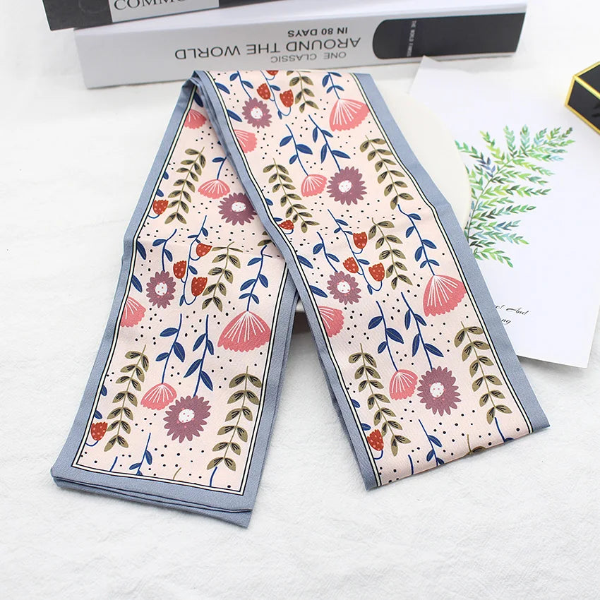 Long Hair Bows Scarf Headscarf Fashion Hair Ties Ribbons Multifunctional Headband Bandana Elastic Hair Accessories For Women