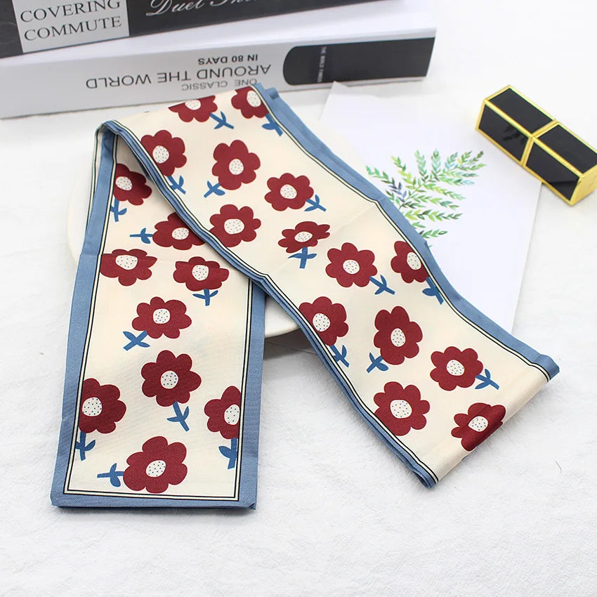 Long Hair Bows Scarf Headscarf Fashion Hair Ties Ribbons Multifunctional Headband Bandana Elastic Hair Accessories For Women