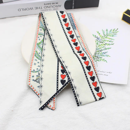 Long Hair Bows Scarf Headscarf Fashion Hair Ties Ribbons Multifunctional Headband Bandana Elastic Hair Accessories For Women