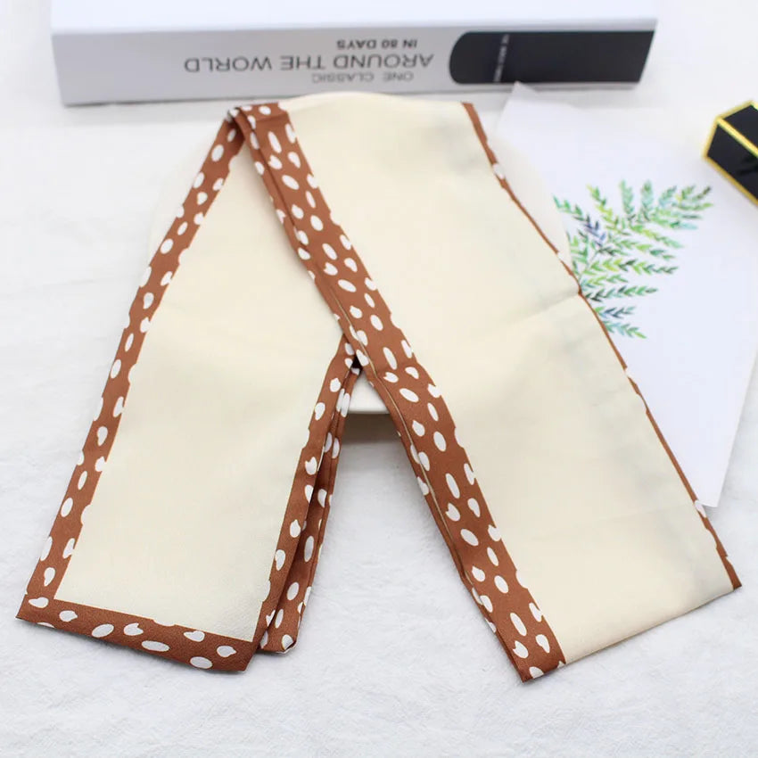 Long Hair Bows Scarf Headscarf Fashion Hair Ties Ribbons Multifunctional Headband Bandana Elastic Hair Accessories For Women