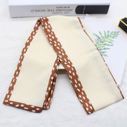 Long Hair Bows Scarf Headscarf Fashion Hair Ties Ribbons Multifunctional Headband Bandana Elastic Hair Accessories For Women
