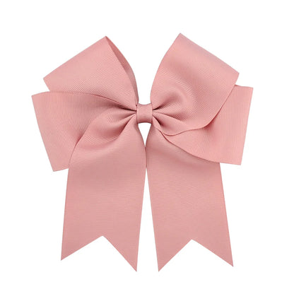 1 pieza de 6 pulgadas de lazos elegantes y coloridos para el cabello con clip para niñas, cinta de grogrén, pinzas para el cabello, accesorios para el cabello