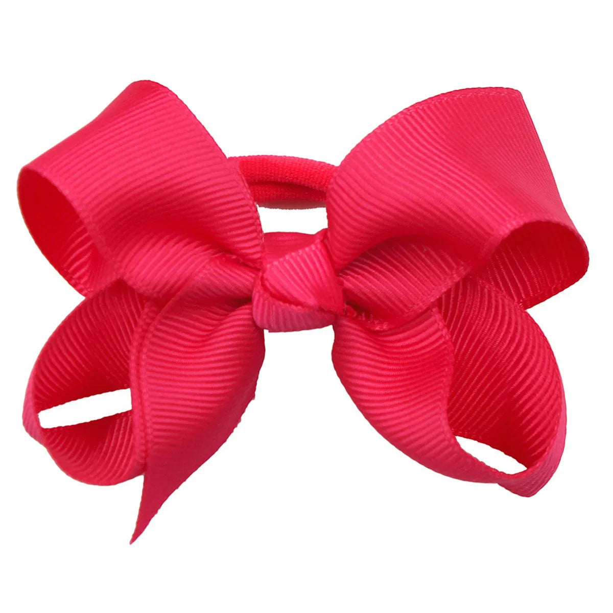 Cute Baby Girls Hair Bows Hair Ties Kids Hair Bands 3inch Bows Ponytail Holder Ties Children Kids Hair Accessories