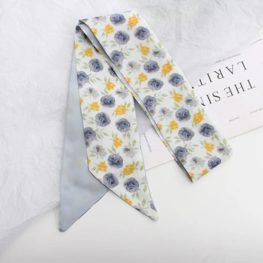 Long Hair Bows Scarf Headscarf Fashion Hair Ties Ribbons Multifunctional Headband Bandana Elastic Hair Accessories For Women