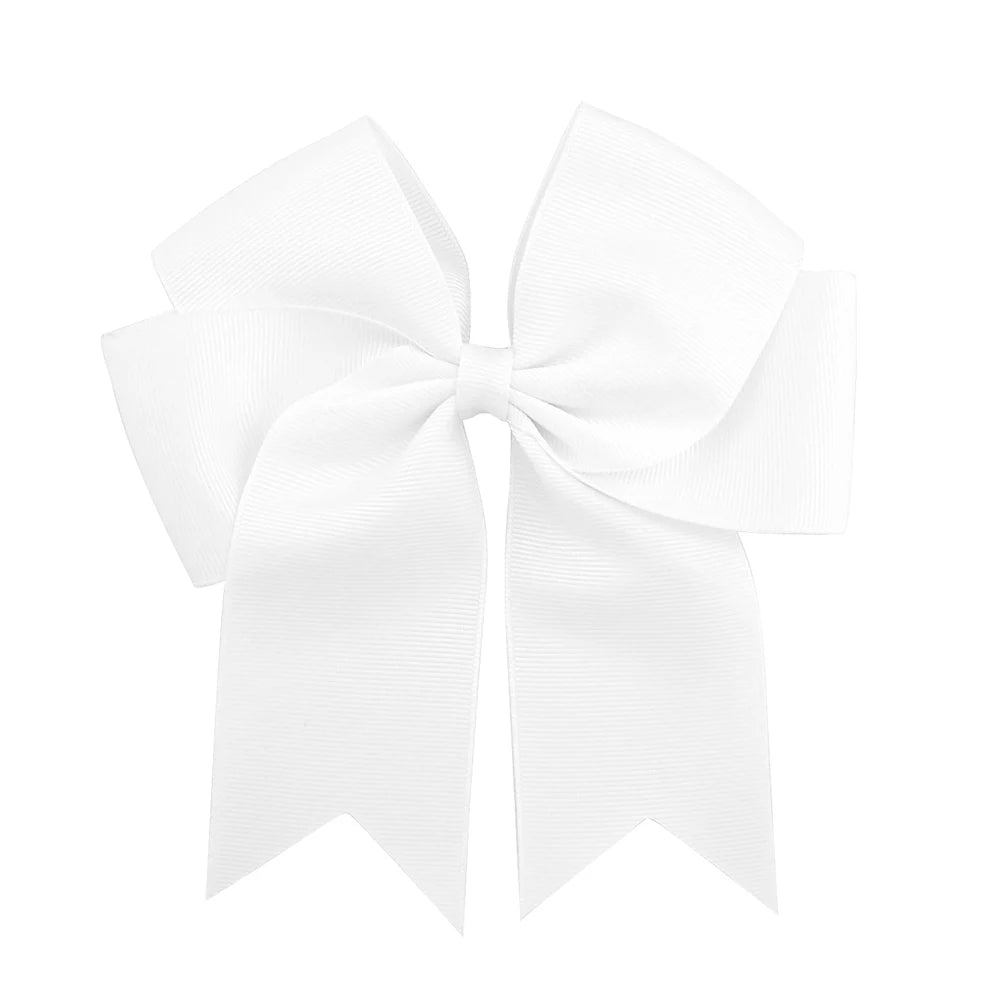 1 pieza de 6 pulgadas de lazos elegantes y coloridos para el cabello con clip para niñas, cinta de grogrén, pinzas para el cabello, accesorios para el cabello