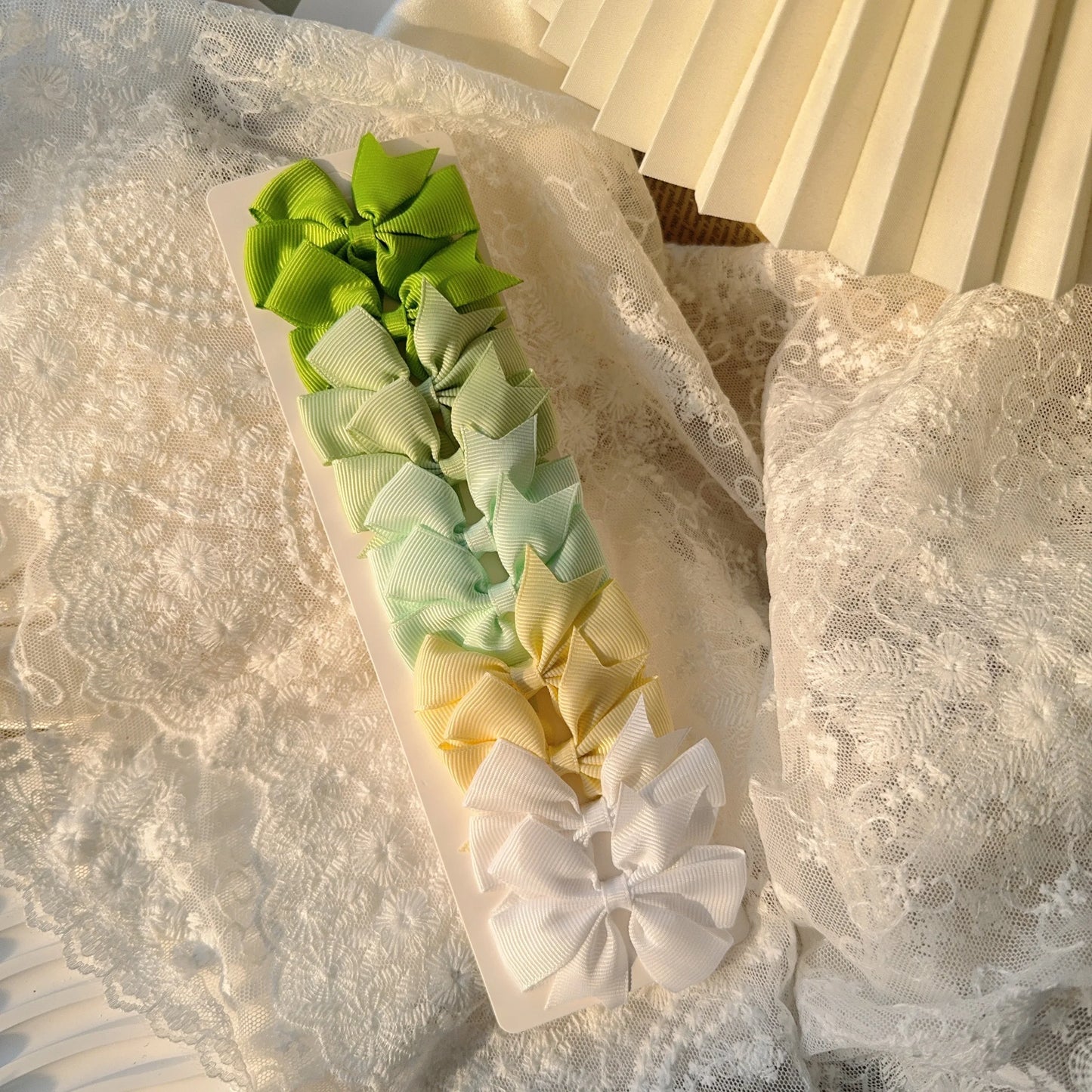 6-10Pcs Cute Bows Hair Clips For Girls Colorful Bows Clip Hairpin Handmade Barrettes Headwear Kids Children Hair Accessories