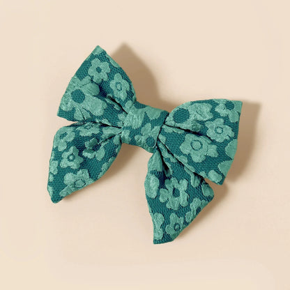 Hair Clips for Girls Bows Hairpin Kids Hair Accessories Princess Embroided Bowknot Hairclips Barrette Baby Headwear Wholesale