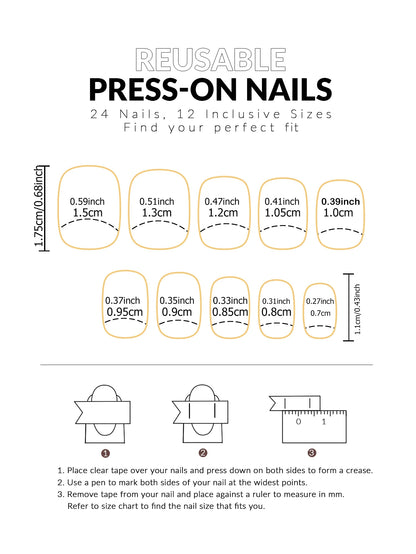 24PCS Press On Nails Short Pink Square Fingertip French Trim Press On Nails Love Design Sweet Nails Glisten Press On Nails