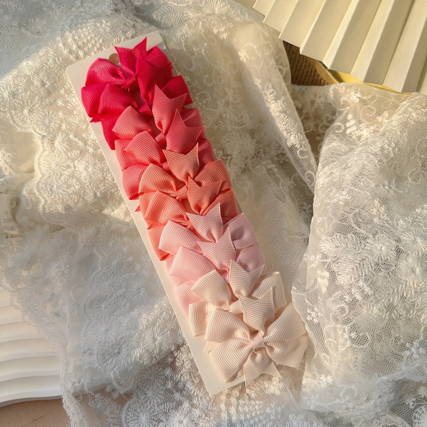 6-10Pcs Cute Bows Hair Clips For Girls Colorful Bows Clip Hairpin Handmade Barrettes Headwear Kids Children Hair Accessories