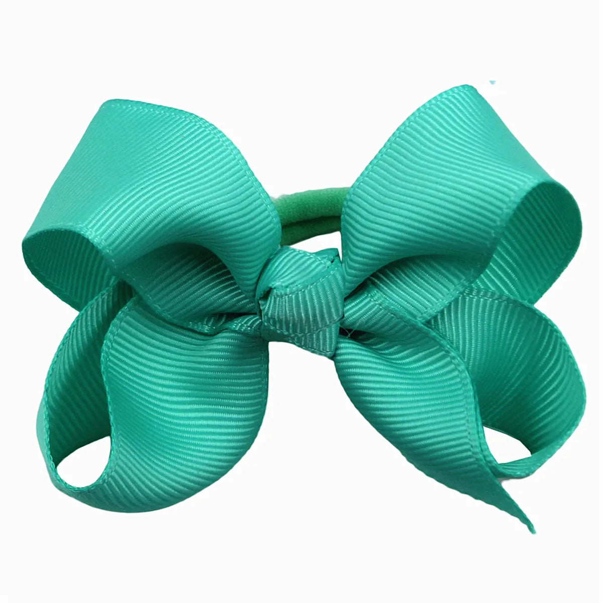 Cute Baby Girls Hair Bows Hair Ties Kids Hair Bands 3inch Bows Ponytail Holder Ties Children Kids Hair Accessories