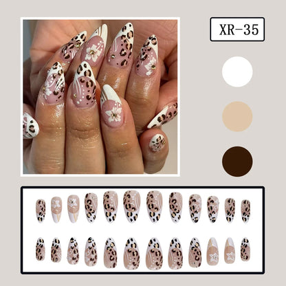 24pcs y2k Black French Press on Nails Short Square Pink Heart Fake Nails Full Cover Wearable Sweet Valentine's Day False Nails