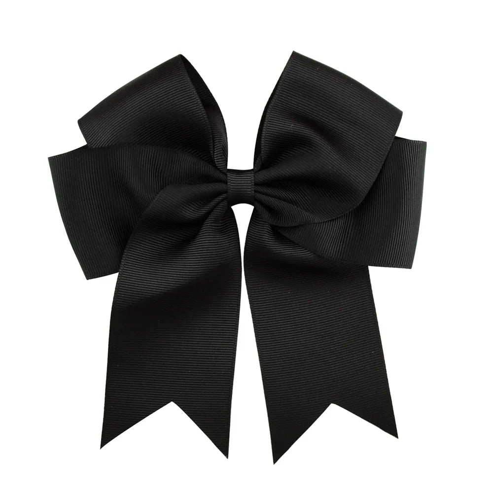 1 pieza de 6 pulgadas de lazos elegantes y coloridos para el cabello con clip para niñas, cinta de grogrén, pinzas para el cabello, accesorios para el cabello