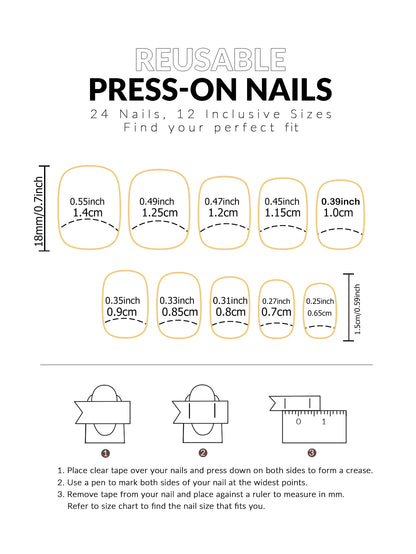 24PCS Press On Nails Short Pink Square Fingertip French Trim Press On Nails Love Design Sweet Nails Glisten Press On Nails