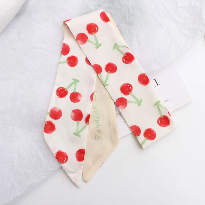 Long Hair Bows Scarf Headscarf Fashion Hair Ties Ribbons Multifunctional Headband Bandana Elastic Hair Accessories For Women