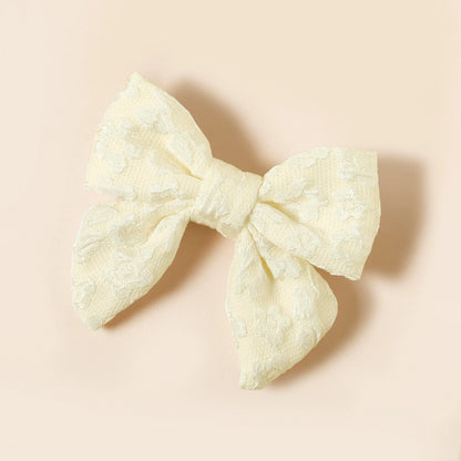 Hair Clips for Girls Bows Hairpin Kids Hair Accessories Princess Embroided Bowknot Hairclips Barrette Baby Headwear Wholesale