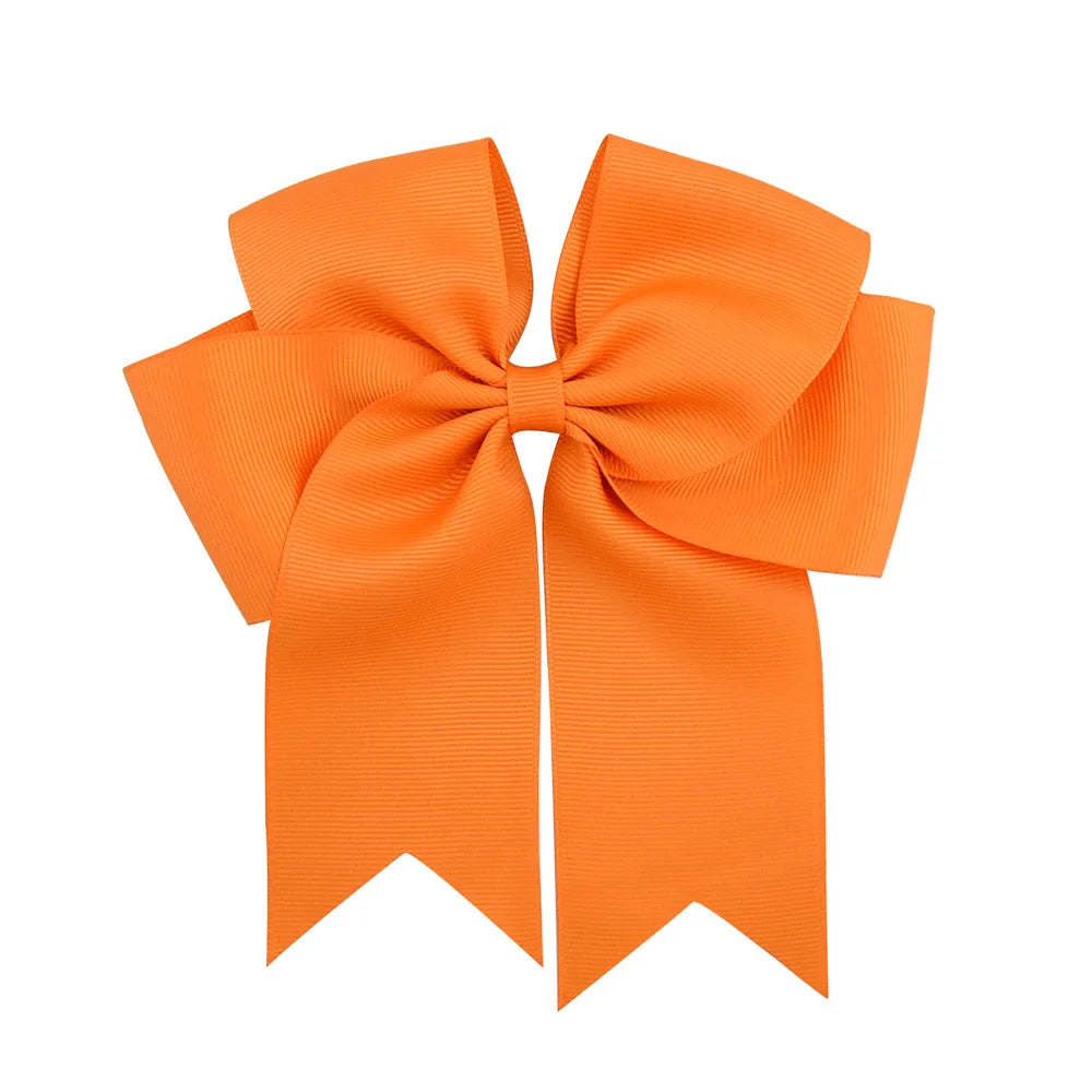 1 pieza de 6 pulgadas de lazos elegantes y coloridos para el cabello con clip para niñas, cinta de grogrén, pinzas para el cabello, accesorios para el cabello