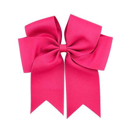 1 pieza de 6 pulgadas de lazos elegantes y coloridos para el cabello con clip para niñas, cinta de grogrén, pinzas para el cabello, accesorios para el cabello