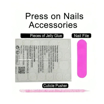10Pcs Short Duck Handmade Nails 3D Purple Flowers Acrylic Press on Nail Diamond Pearl Leopard Print Design French False NailTips
