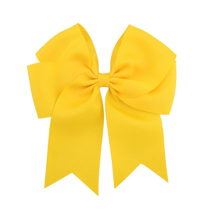 1 pieza de 6 pulgadas de lazos elegantes y coloridos para el cabello con clip para niñas, cinta de grogrén, pinzas para el cabello, accesorios para el cabello