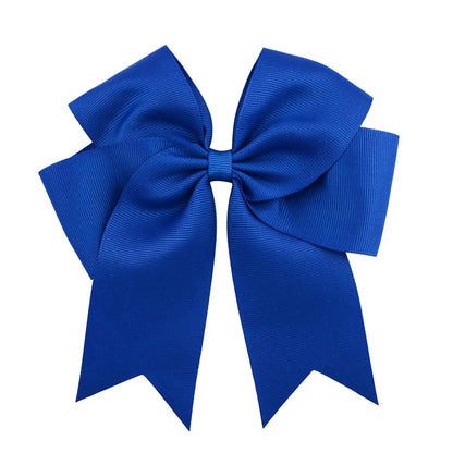 1 pieza de 6 pulgadas de lazos elegantes y coloridos para el cabello con clip para niñas, cinta de grogrén, pinzas para el cabello, accesorios para el cabello