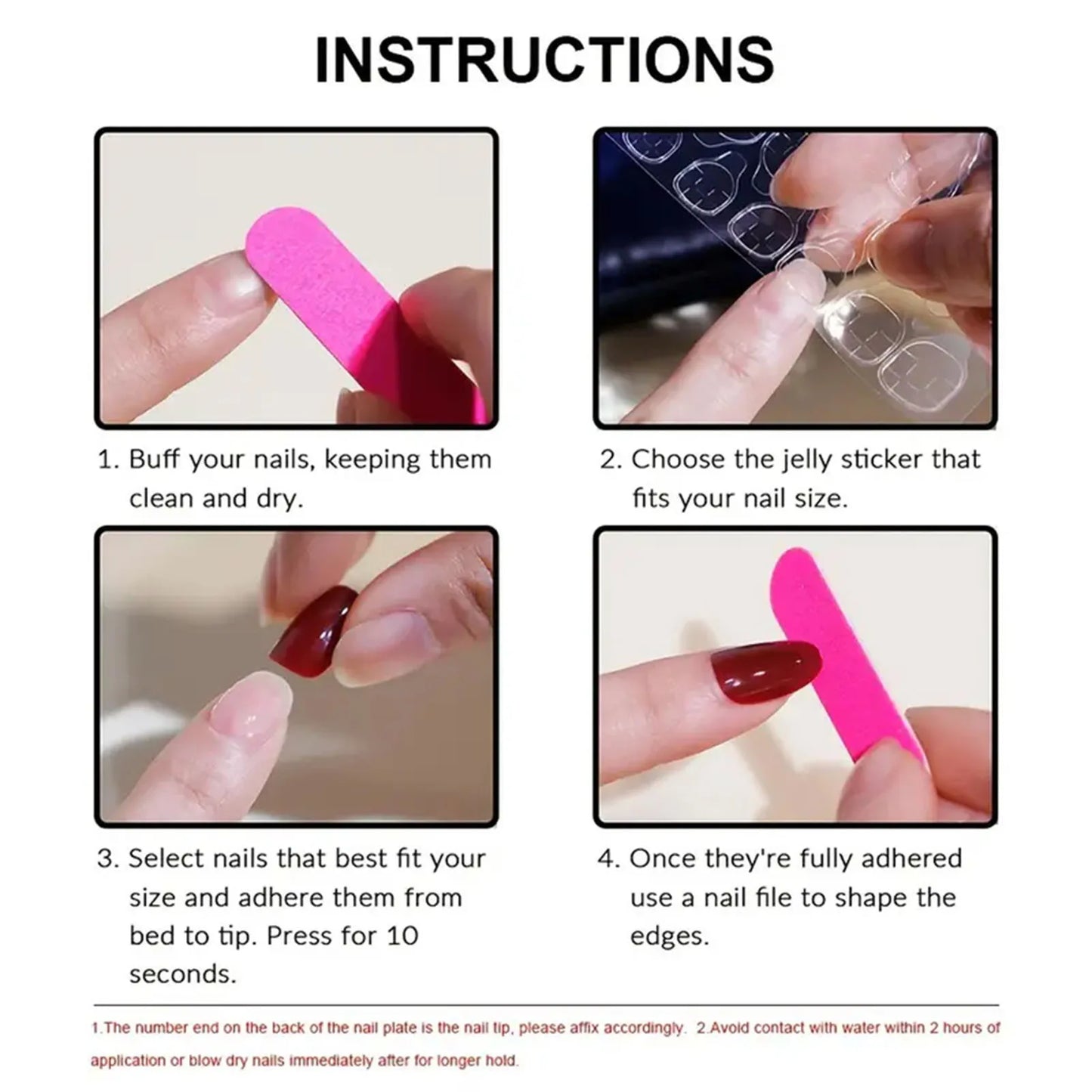 10pcs White French Handmade False Nails 3D Bowknots Designs Press On Nails Rose Pink Detachable Almond Fake Nail Patches
