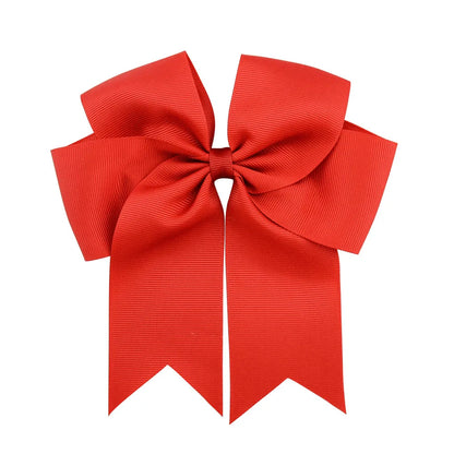 1 pieza de 6 pulgadas de lazos elegantes y coloridos para el cabello con clip para niñas, cinta de grogrén, pinzas para el cabello, accesorios para el cabello