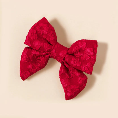 Hair Clips for Girls Bows Hairpin Kids Hair Accessories Princess Embroided Bowknot Hairclips Barrette Baby Headwear Wholesale