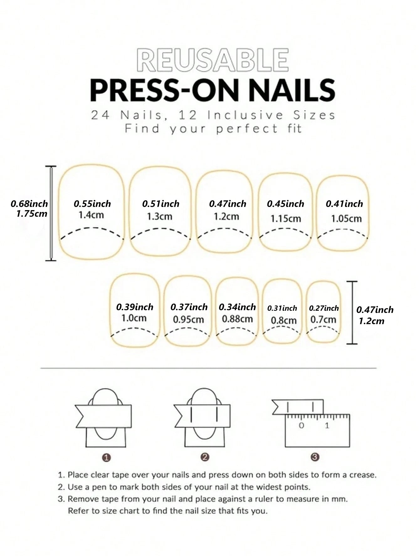 24PCS Press On Nails Short Pink Square Fingertip French Trim Press On Nails Love Design Sweet Nails Glisten Press On Nails