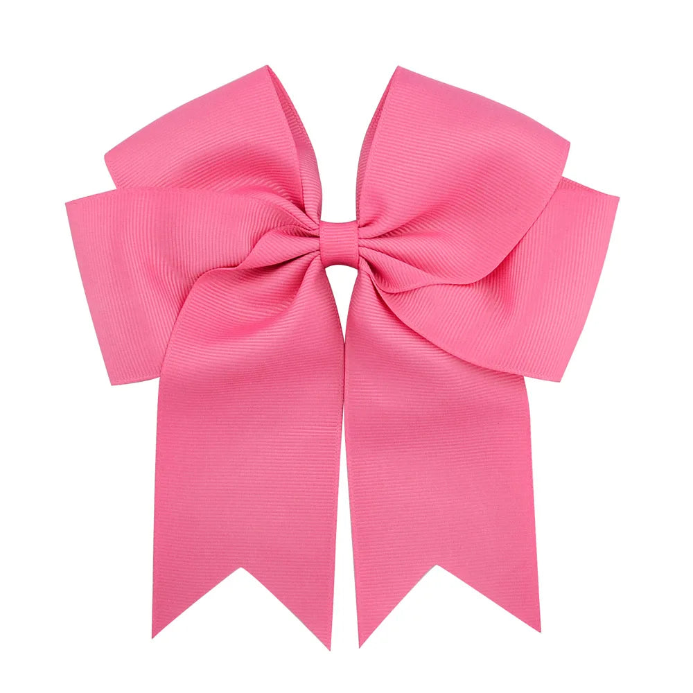 1 pieza de 6 pulgadas de lazos elegantes y coloridos para el cabello con clip para niñas, cinta de grogrén, pinzas para el cabello, accesorios para el cabello