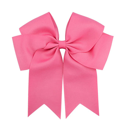 1 pieza de 6 pulgadas de lazos elegantes y coloridos para el cabello con clip para niñas, cinta de grogrén, pinzas para el cabello, accesorios para el cabello