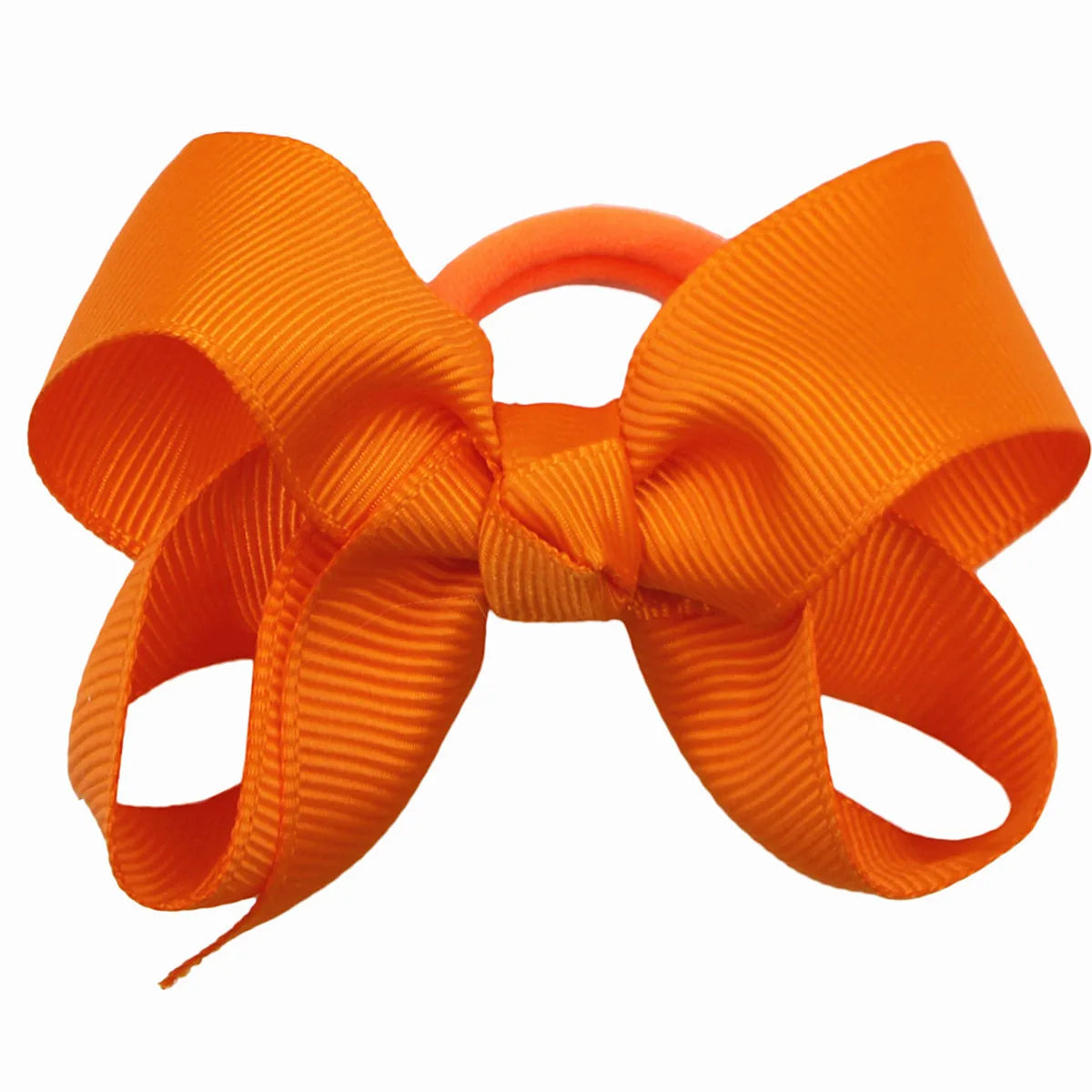 Cute Baby Girls Hair Bows Hair Ties Kids Hair Bands 3inch Bows Ponytail Holder Ties Children Kids Hair Accessories