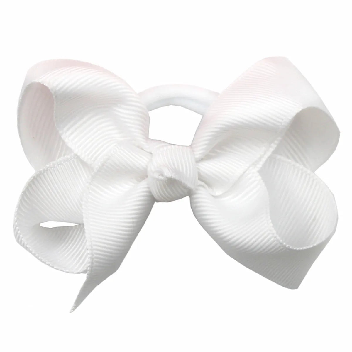 Cute Baby Girls Hair Bows Hair Ties Kids Hair Bands 3inch Bows Ponytail Holder Ties Children Kids Hair Accessories