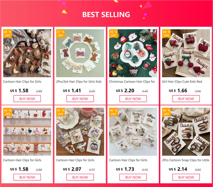 Hair Clips for Girls Bows Hairpin Kids Hair Accessories Princess Embroided Bowknot Hairclips Barrette Baby Headwear Wholesale