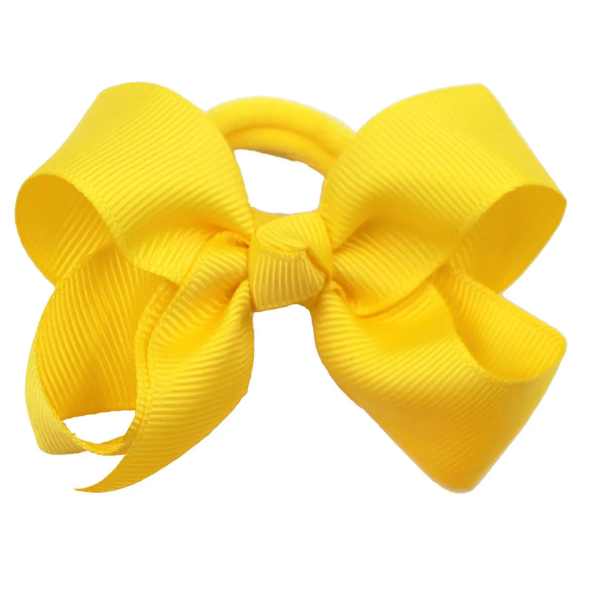 Cute Baby Girls Hair Bows Hair Ties Kids Hair Bands 3inch Bows Ponytail Holder Ties Children Kids Hair Accessories