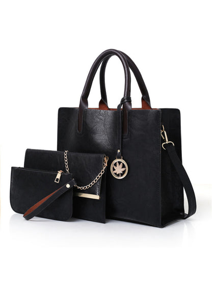 Nuevo bolso de suegra de PU, bolso de mujer, bolso grande, conjunto de varias piezas, bolso de hombro 