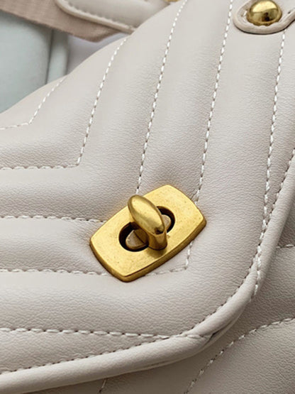 Bolso de hombro con cadena de gran sentido, bolso mensajero pequeño. 