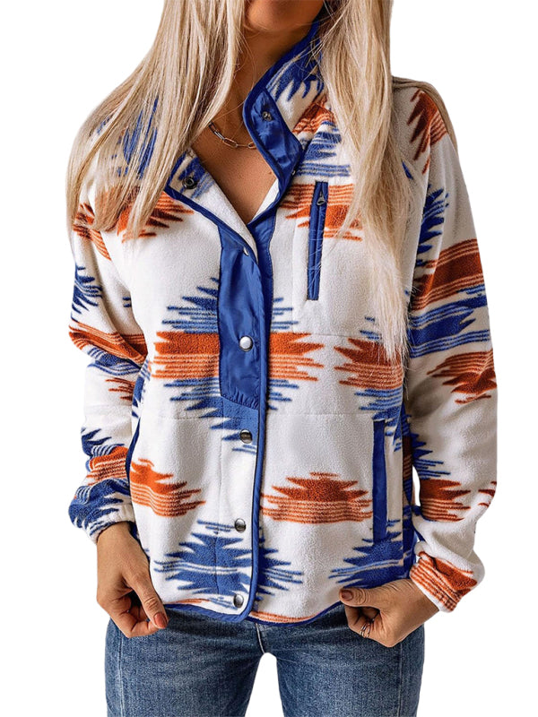 Chaqueta casual de algodón para otoño e invierno, abrigo de felpa. 