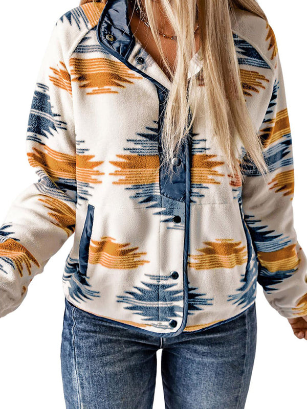 Chaqueta casual de algodón para otoño e invierno, abrigo de felpa. 
