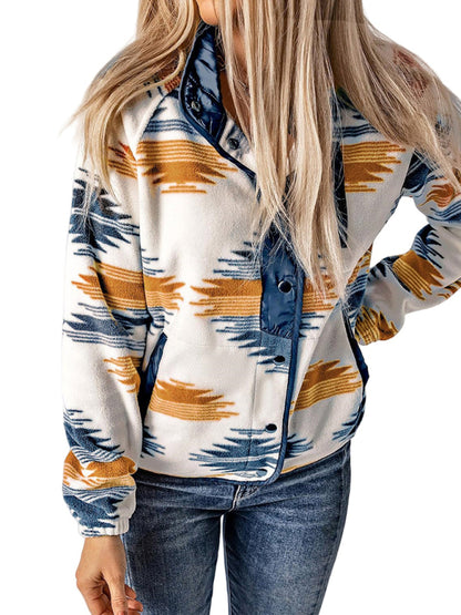 Chaqueta casual de algodón para otoño e invierno, abrigo de felpa. 