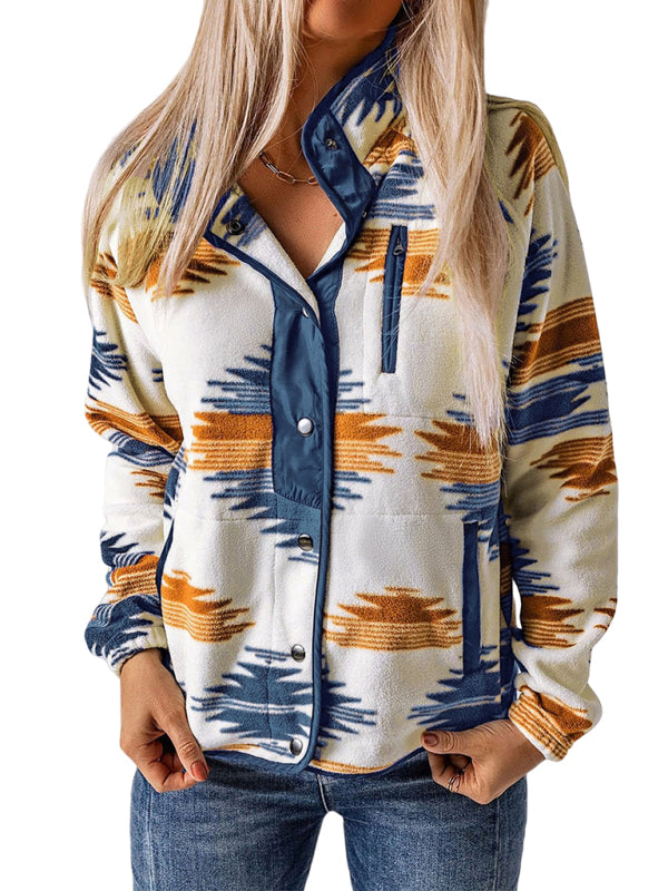 Chaqueta casual de algodón para otoño e invierno, abrigo de felpa. 