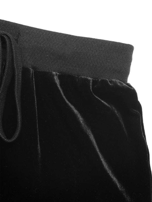 Pantalones acampanados de terciopelo de estilo nuevo para chicas sexys 