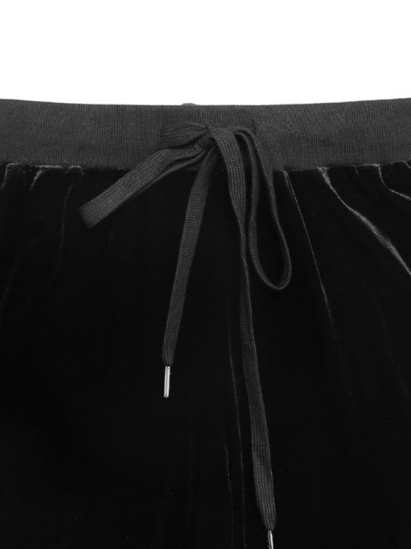 Pantalones acampanados de terciopelo de estilo nuevo para chicas sexys 