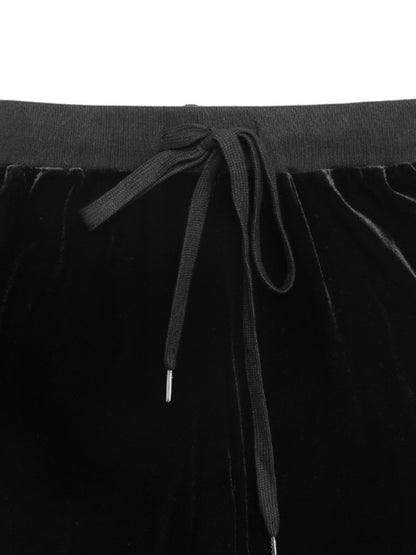 Pantalones acampanados de terciopelo de estilo nuevo para chicas sexys 